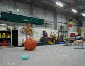 Inflatable ball trick by ben aston sort of